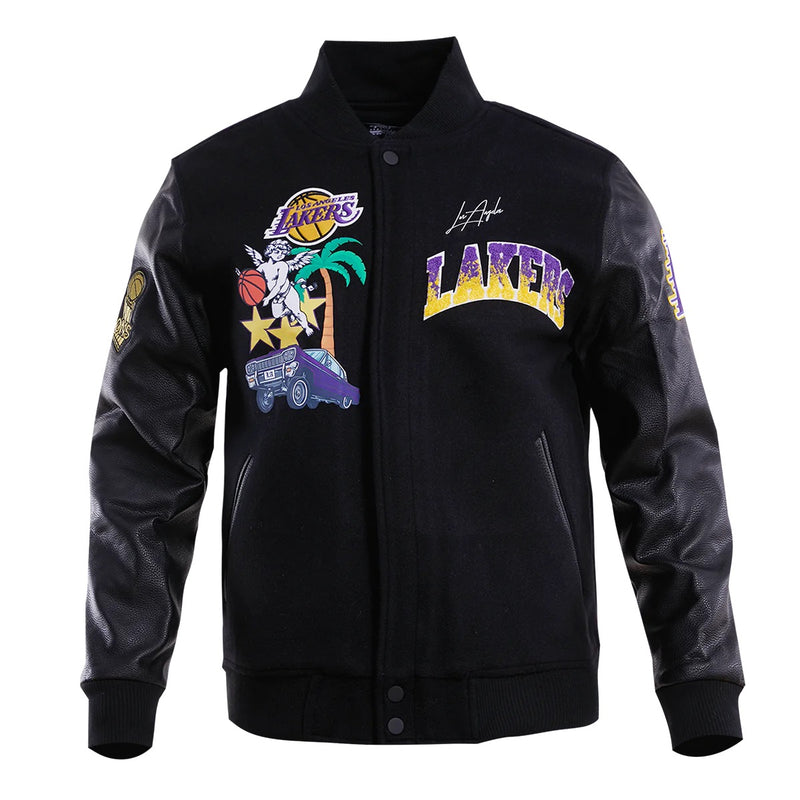 LOS ANGELES LAKERS HOME TOWN WOOL VARSITY