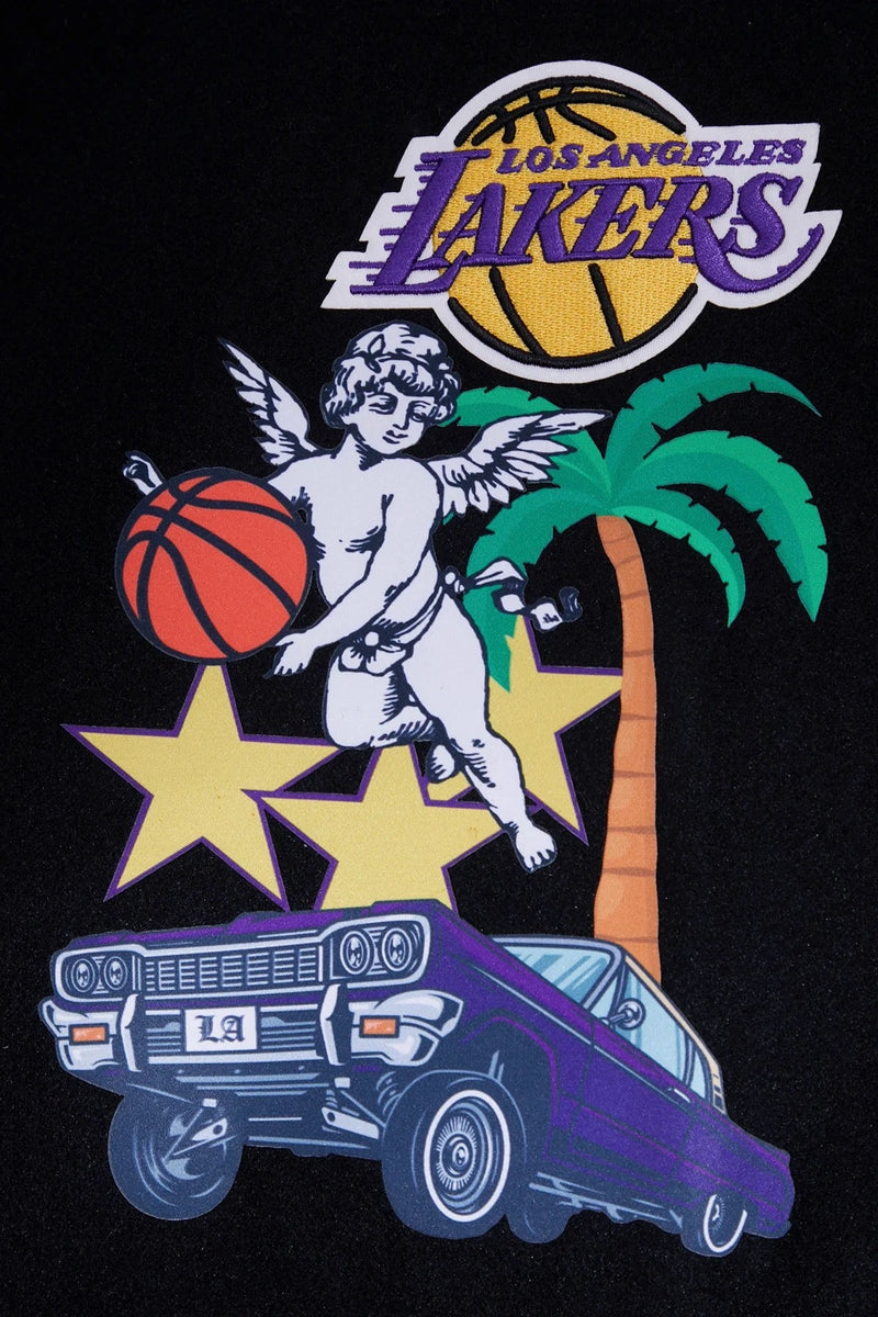 LOS ANGELES LAKERS HOME TOWN WOOL VARSITY