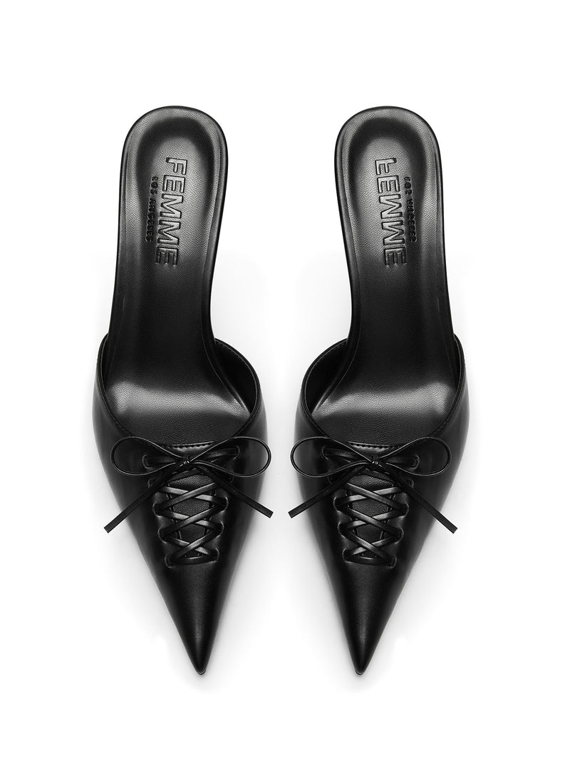 Louis Slipper - Black - FEMME LA