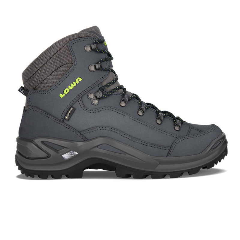 Lowa Renegade GTX Mid Hiking Boot (Men) - Dark Blue/Lime Boots - Hiking - Mid - The Heel Shoe Fitters