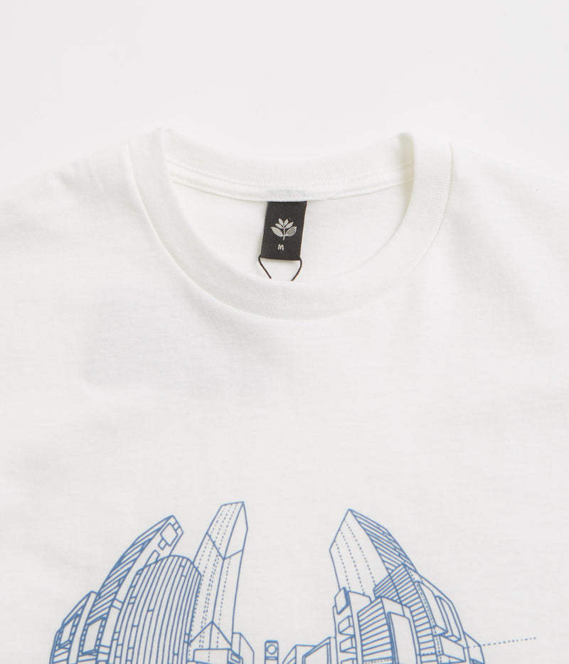 Magenta 3D T-Shirt in White