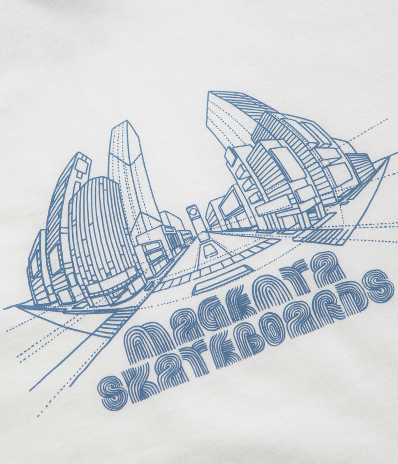 Magenta 3D T-Shirt in White
