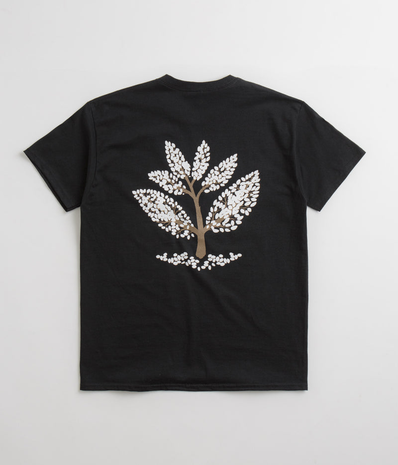 Magenta Blossom T-Shirt in Black