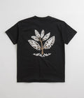 Magenta Blossom T-Shirt in Black