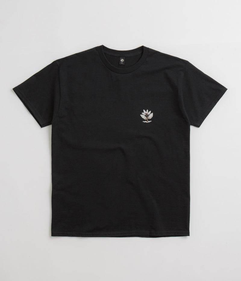 Magenta Blossom T-Shirt in Black