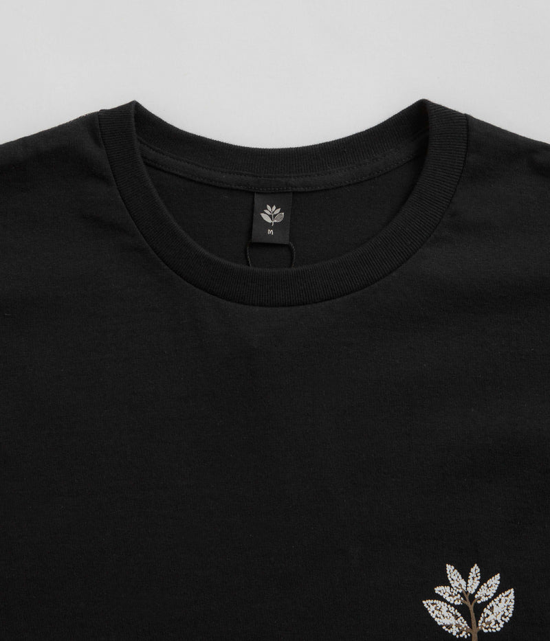 Magenta Blossom T-Shirt in Black