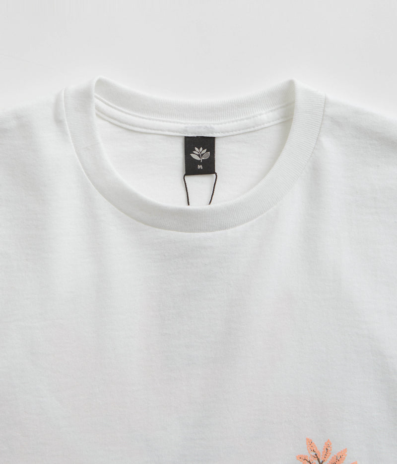 Magenta Blossom T-Shirt in White