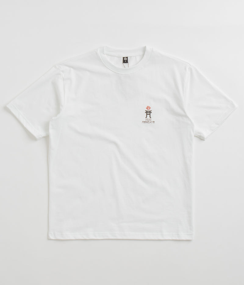Magenta Dojo T-Shirt in White