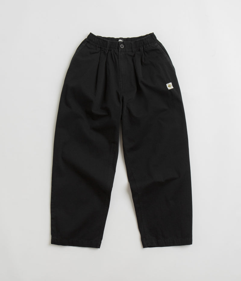 Magenta Extra Loose Pants in Black