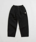 Magenta Extra Loose Pants in Black