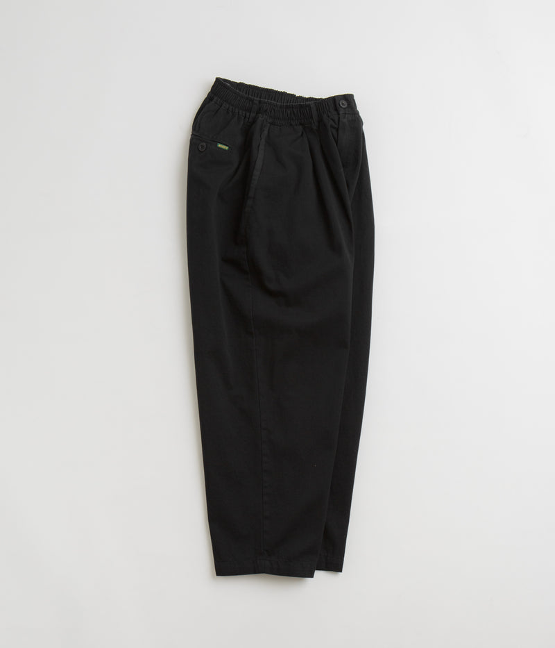 Magenta Extra Loose Pants in Black