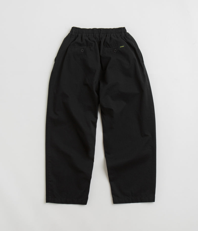 Magenta Extra Loose Pants in Black