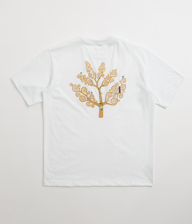 Magenta Life T-Shirt in White