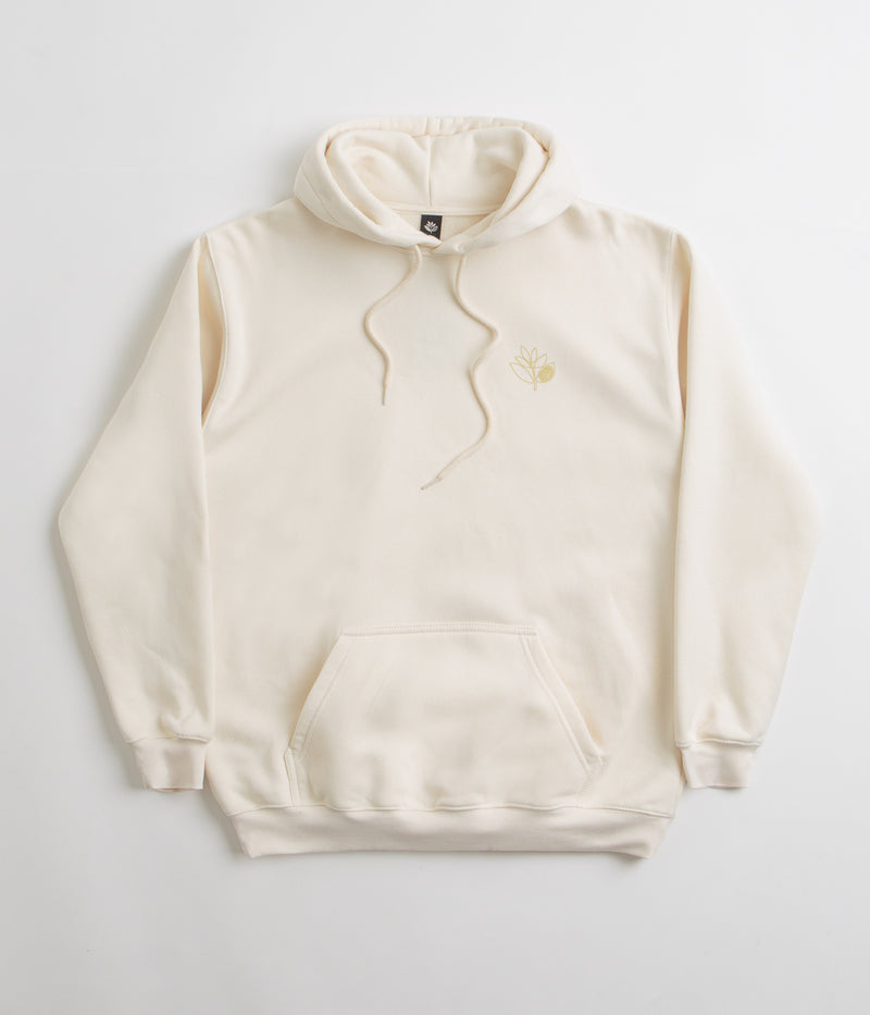 Magenta Outline Hoodie in Natural