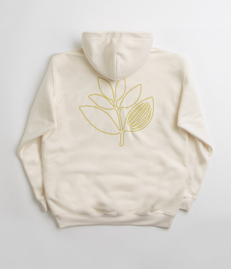 Magenta Outline Hoodie in Natural