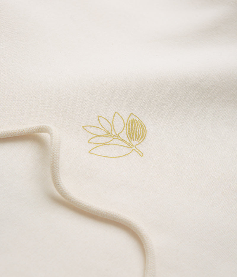Magenta Outline Hoodie in Natural