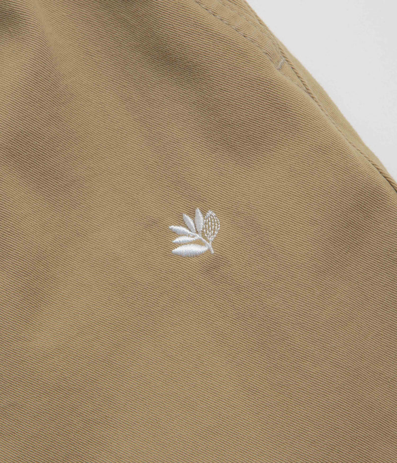 Magenta Slack Pants in Beige