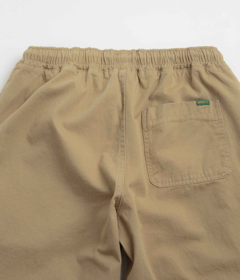 Magenta Slack Pants in Beige