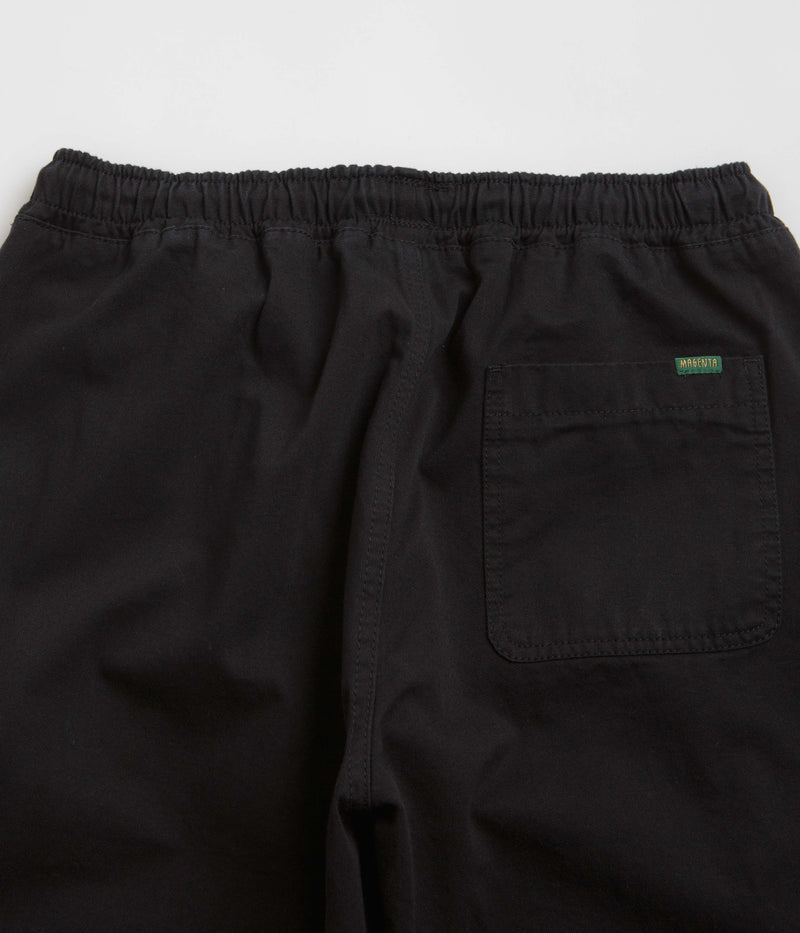 Magenta Slack Pants in Black