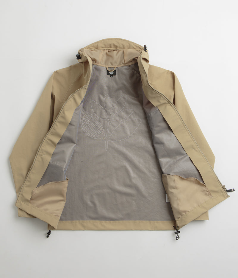 Magenta Storm Parka in Beige