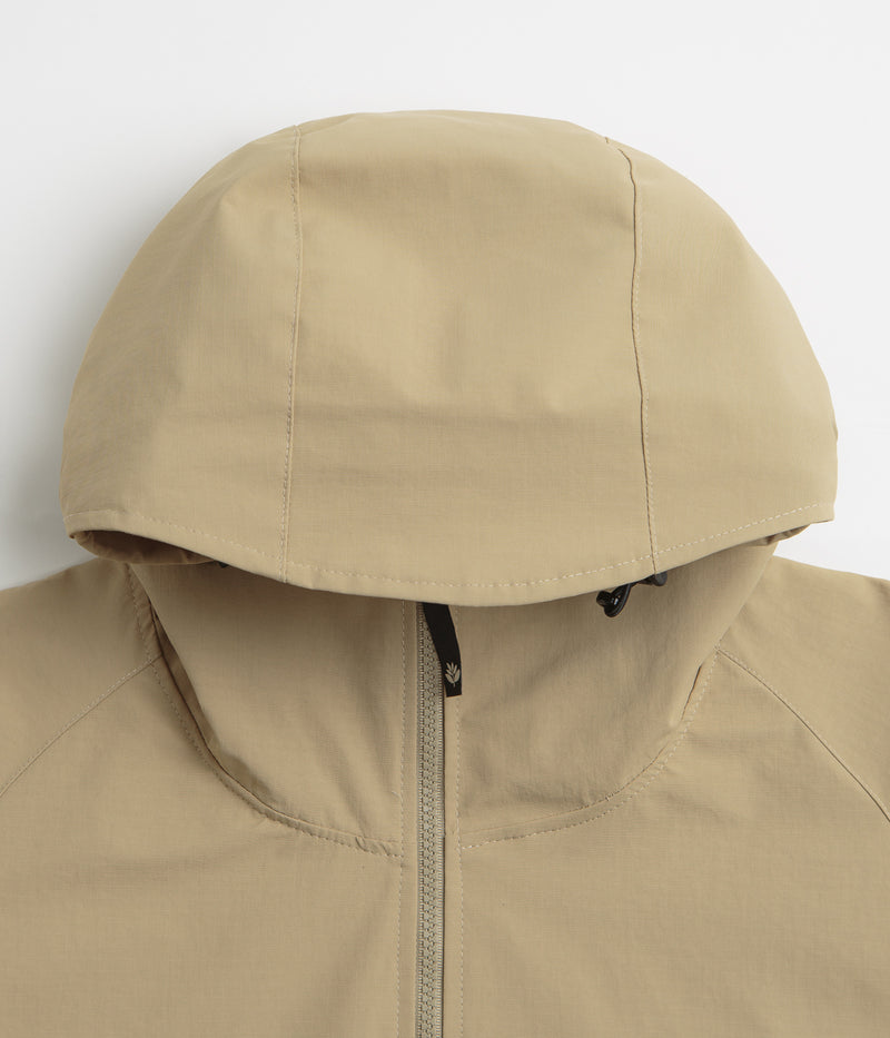 Magenta Storm Parka in Beige