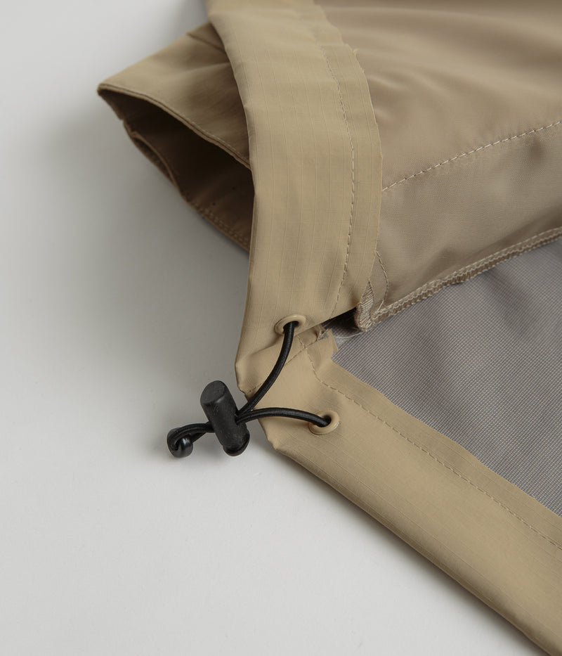 Magenta Storm Parka in Beige
