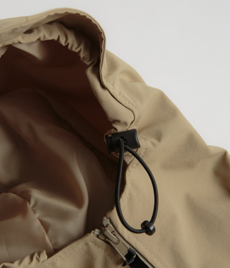 Magenta Storm Parka in Beige