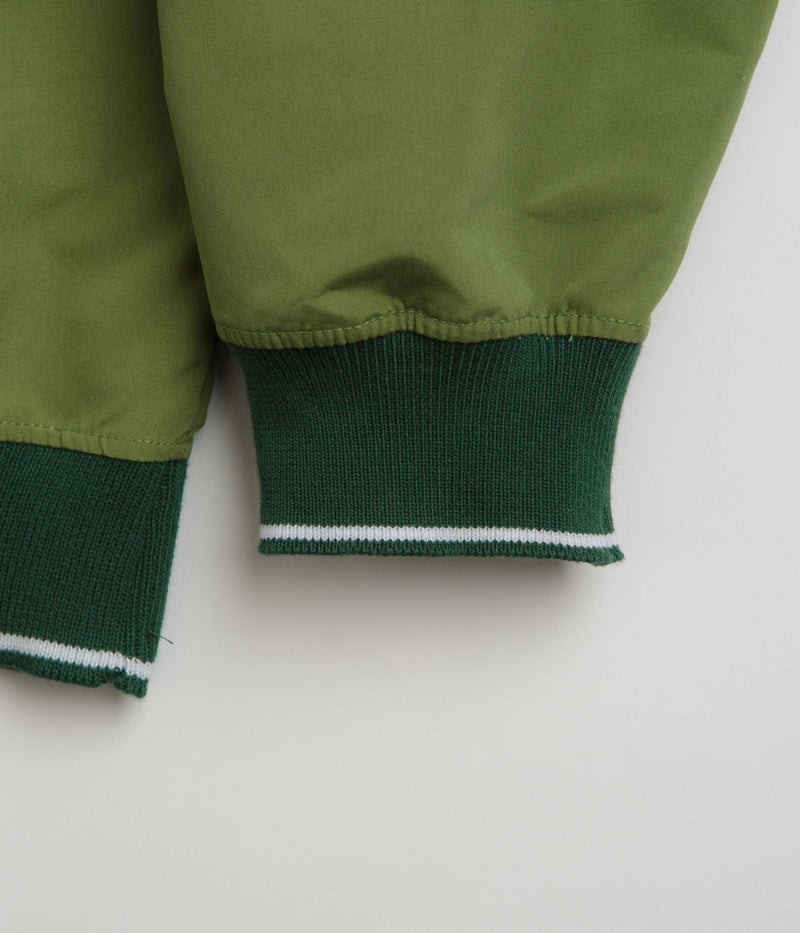 Magenta Tres Tech V Neck Sweatshirt in Forest Green