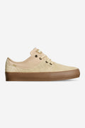 Sand crepe Mahalo skate shoe with mixed suede and canvas upper and gum sole