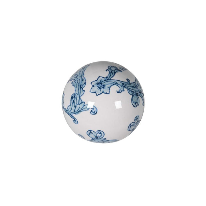 Majolica Blue Ball Decor