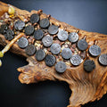 Mala Bead Counter Clip,Stirrup Pendant for Prayer Beads - Tibetan Buddhist mala beads, front view