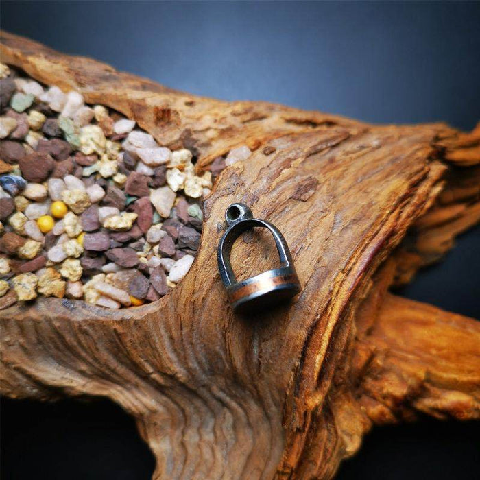 Mala Bead Counter Clip,Stirrup Pendant for Prayer Beads - Tibetan Buddhist mala beads, view 6