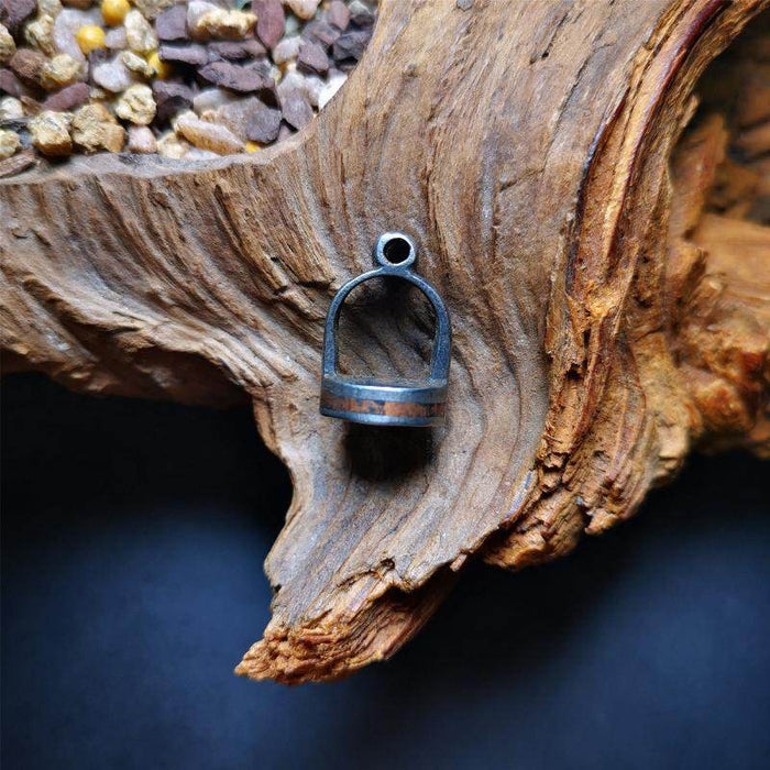 Mala Bead Counter Clip,Stirrup Pendant for Prayer Beads - Tibetan Buddhist mala beads, view 7