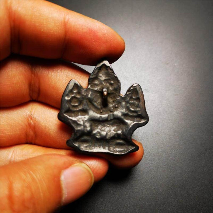 Mani Jewel Wish-Fulfilling Cintamani Badge - Tibetan Buddhist amulet, view 6