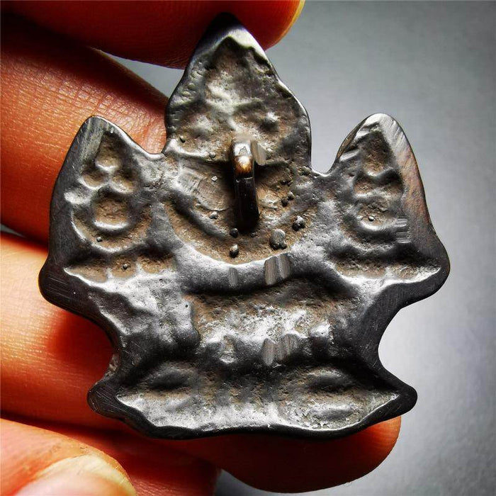 Mani Jewel Wish-Fulfilling Cintamani Badge - Tibetan Buddhist amulet, view 8