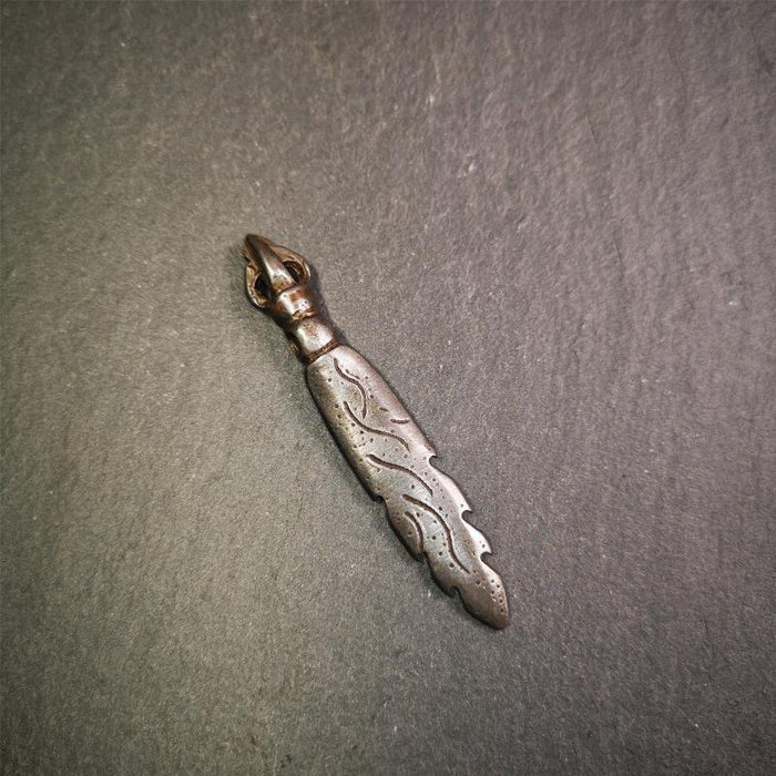 Manjusri Sword Amulet 2.8" - Tibetan Buddhist amulet, view 5