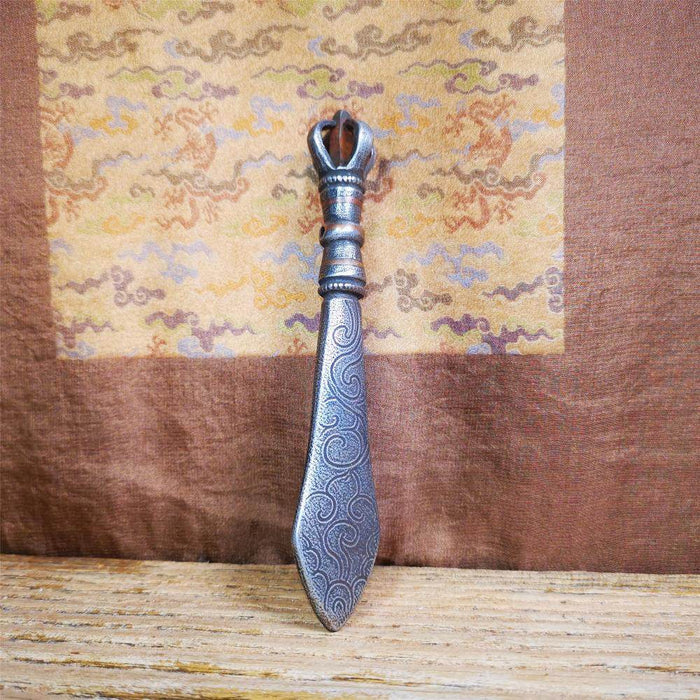 Mansusri Sword - Tibetan Buddhist art, detailed view