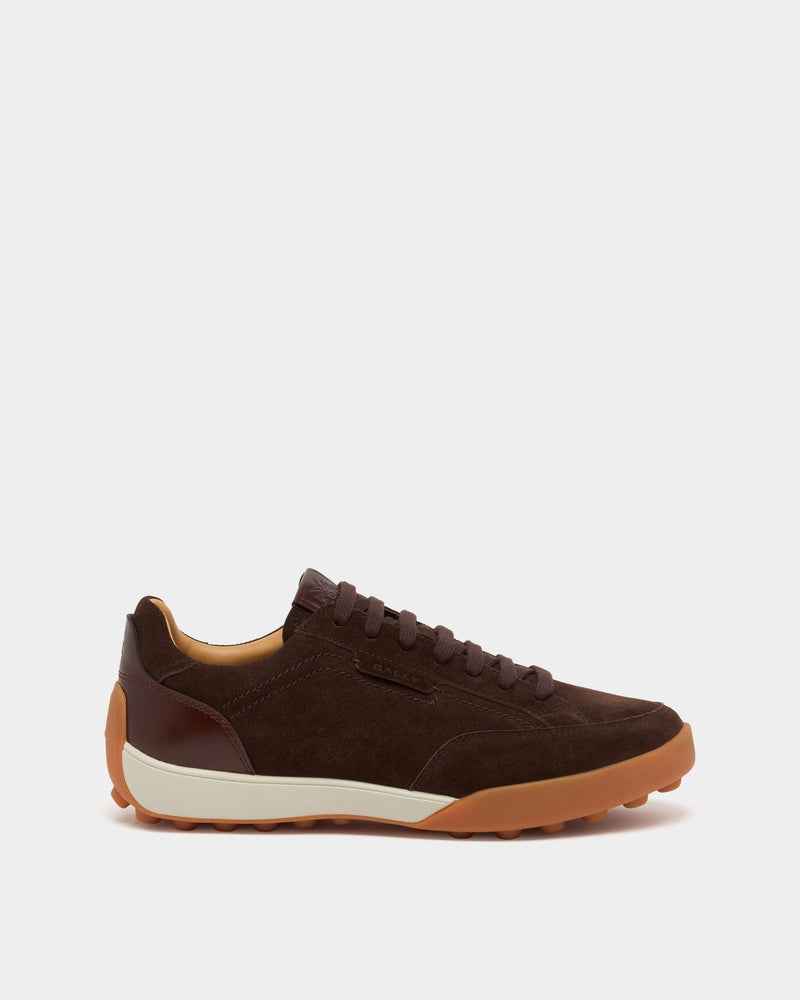 Manto Runner Sneaker in Brown Suede