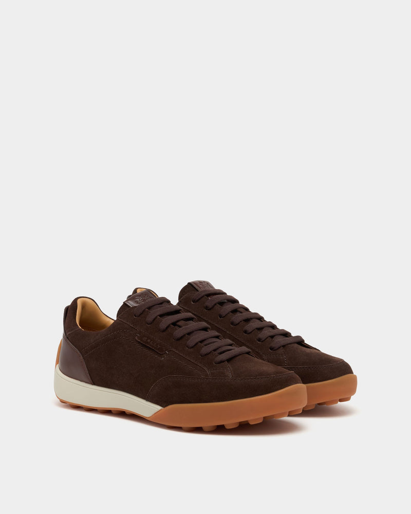 Manto Runner Sneaker in Brown Suede