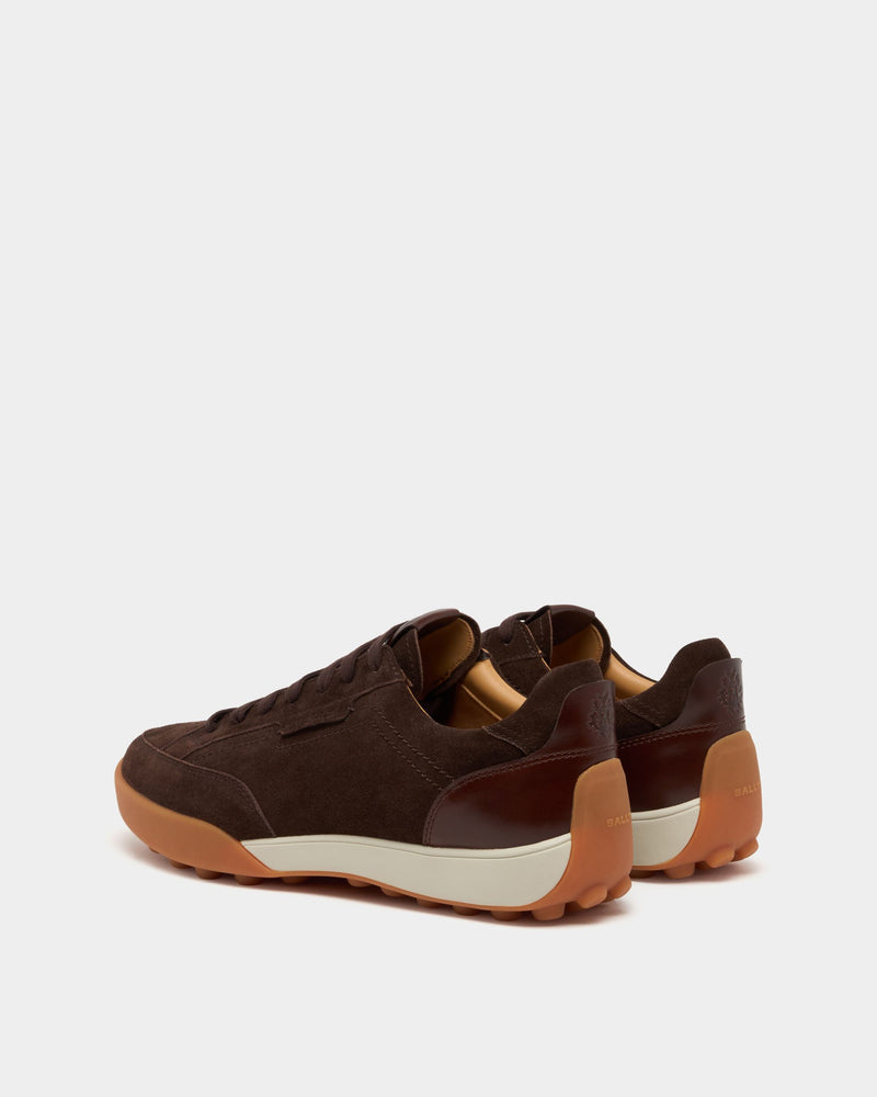 Manto Runner Sneaker in Brown Suede