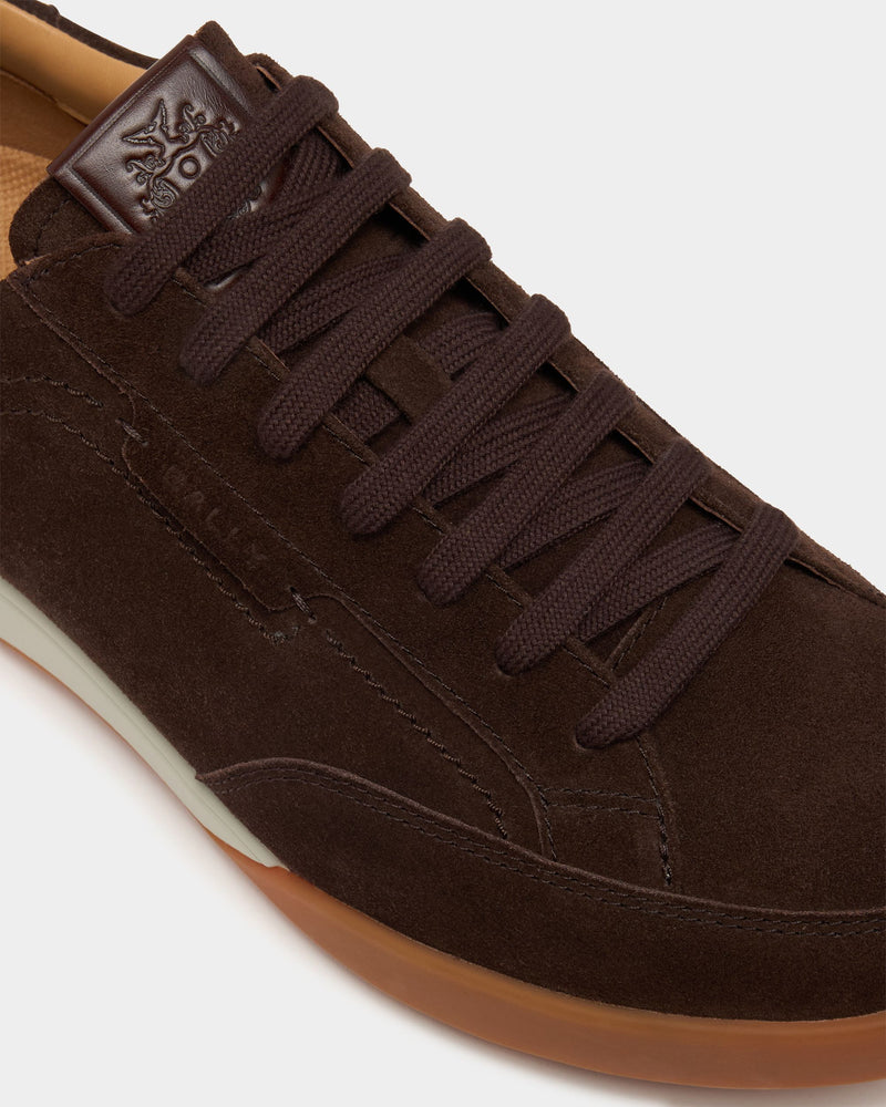 Manto Runner Sneaker in Brown Suede