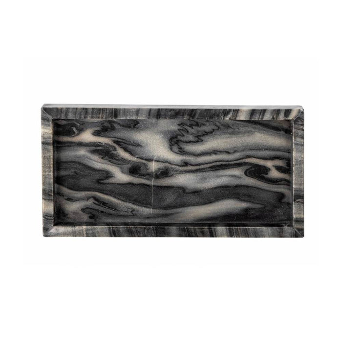grey marble tray