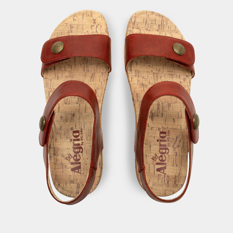 Marta Garnet Sandal | Alegria Shoes
