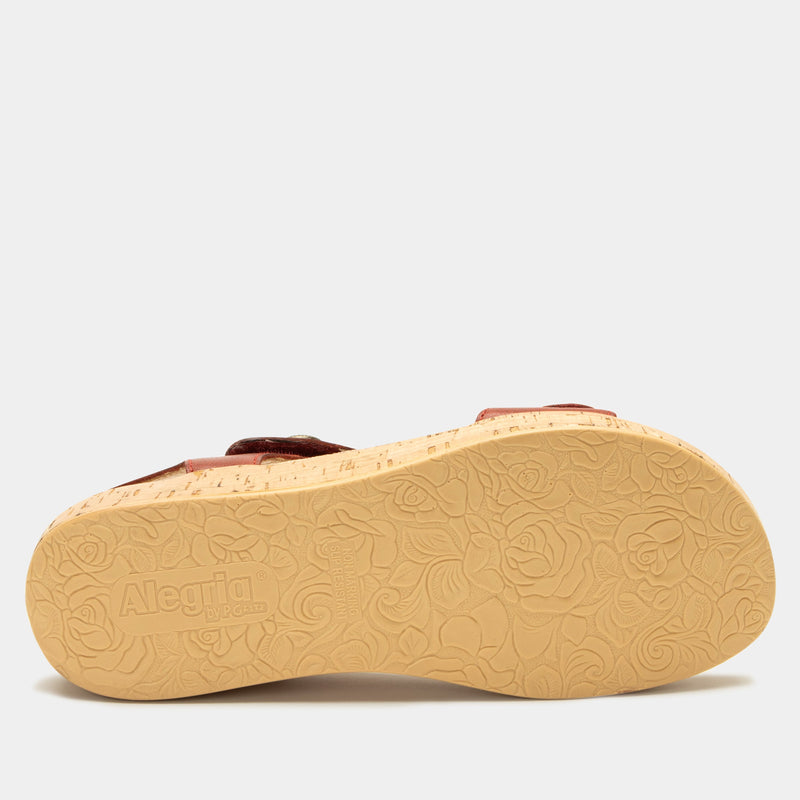Marta Garnet Sandal | Alegria Shoes