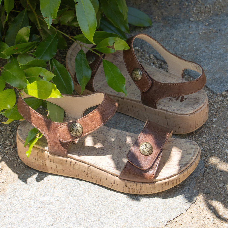 Marta Walnut Sandal | Alegria Shoes