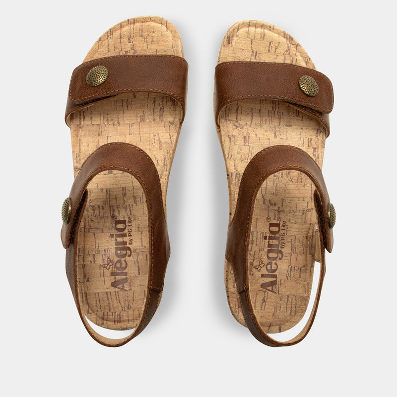 Marta Walnut Sandal | Alegria Shoes