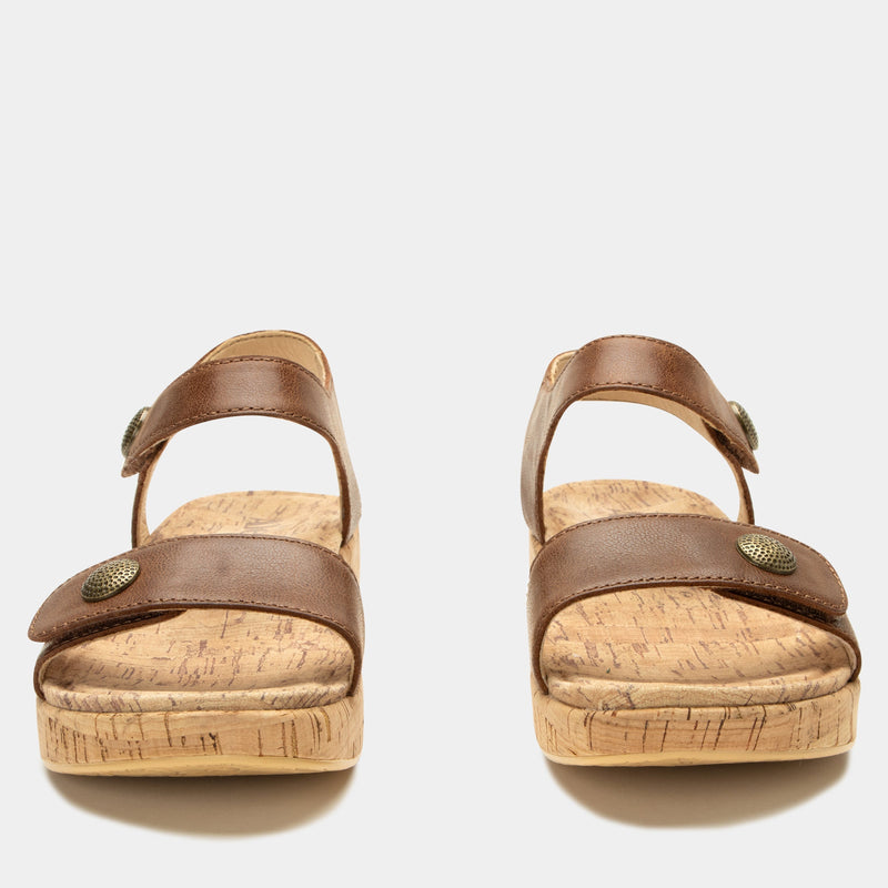Marta Walnut Sandal | Alegria Shoes