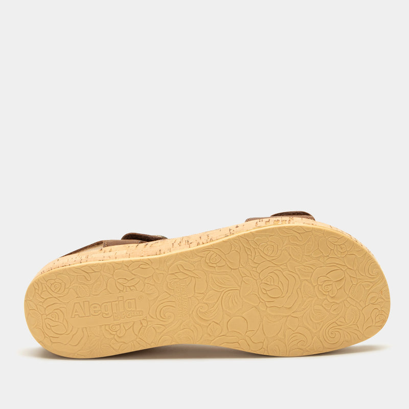 Marta Walnut Sandal | Alegria Shoes