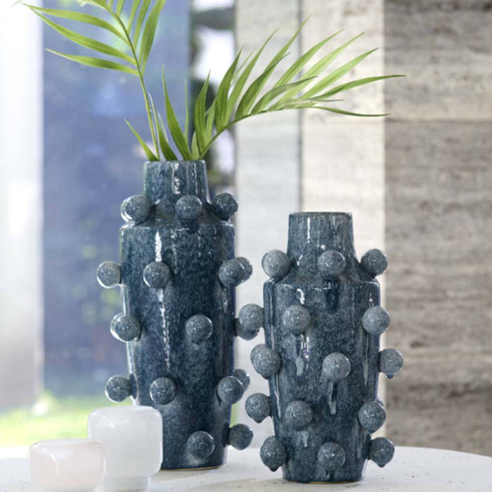 Mary Vase Blue