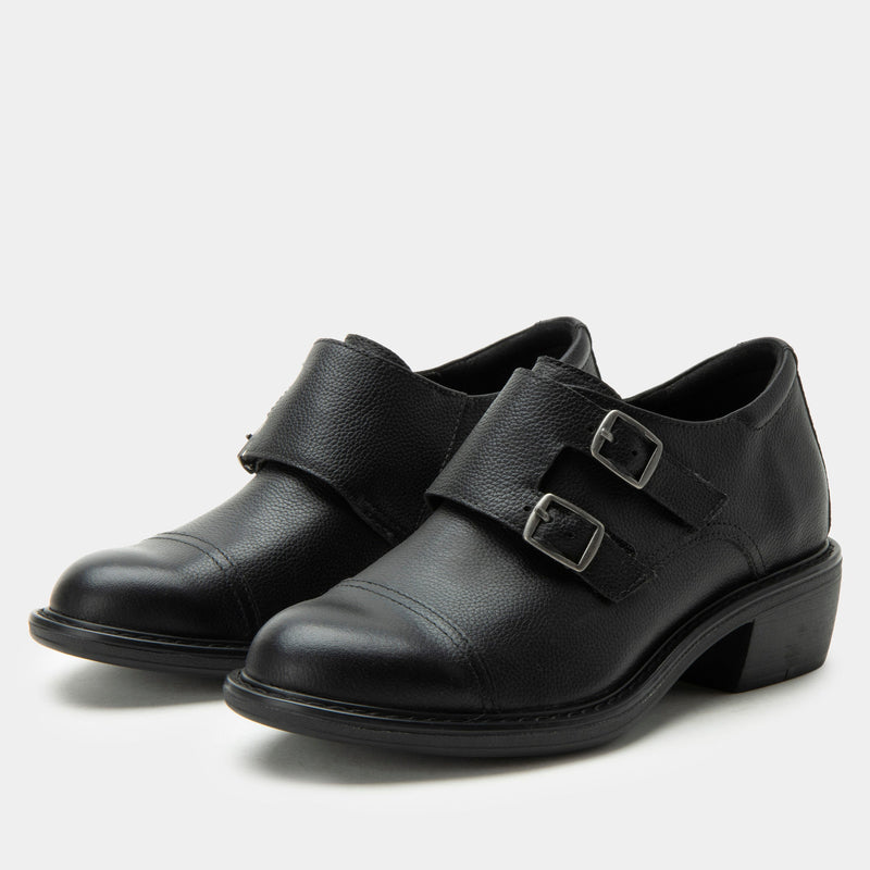 Mave Black Burnish Shoe | Alegria Shoes